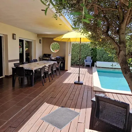 Villa Heated Pool, Indoor Spa, 5bedroom, 10pl, Near Cap D'agde, Mediterranean