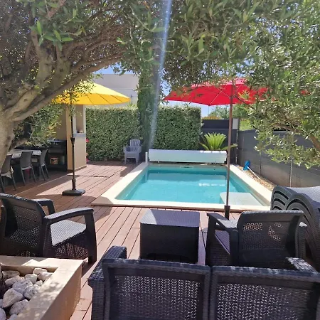 Heated Pool, Indoor Spa, 5bedroom, 10pl, Near Cap D'agde, Mediterranean Villa Agde
